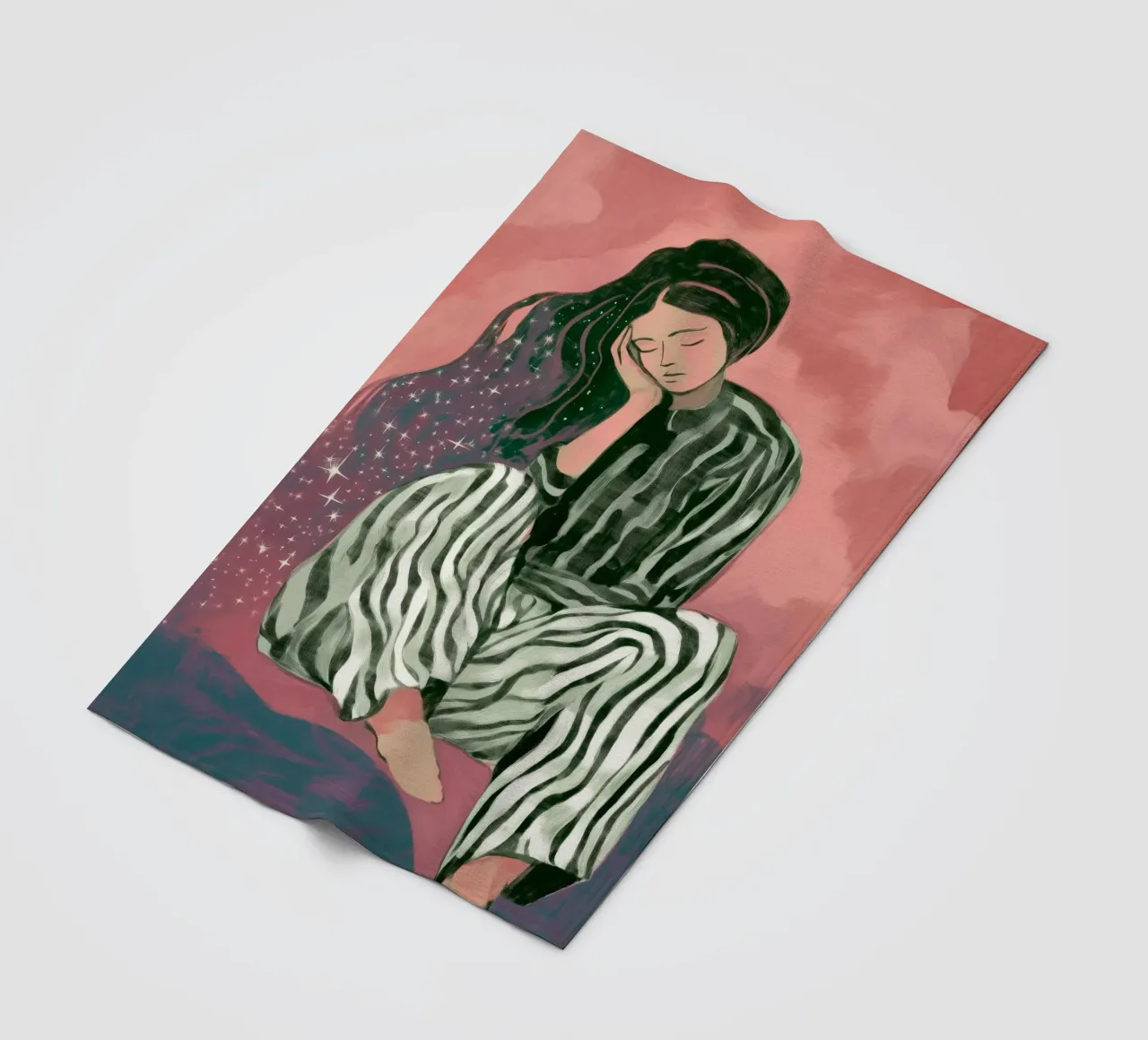 Sleeping with the Stars coperta in pile da Clara August