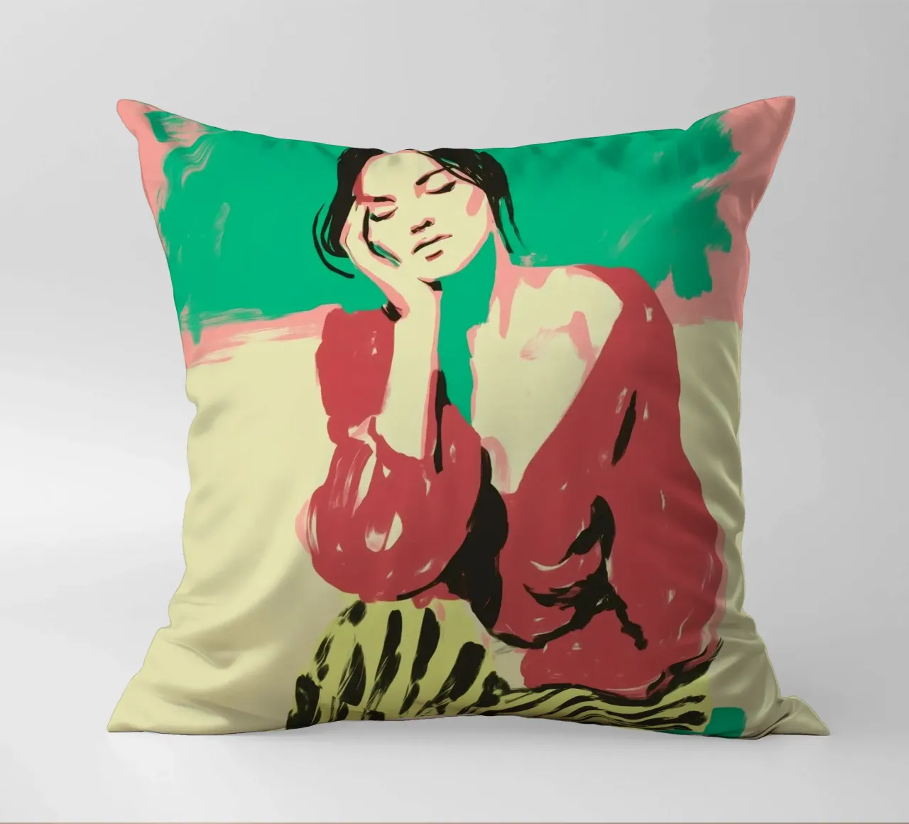 Striped Silence cuscino da Clara August