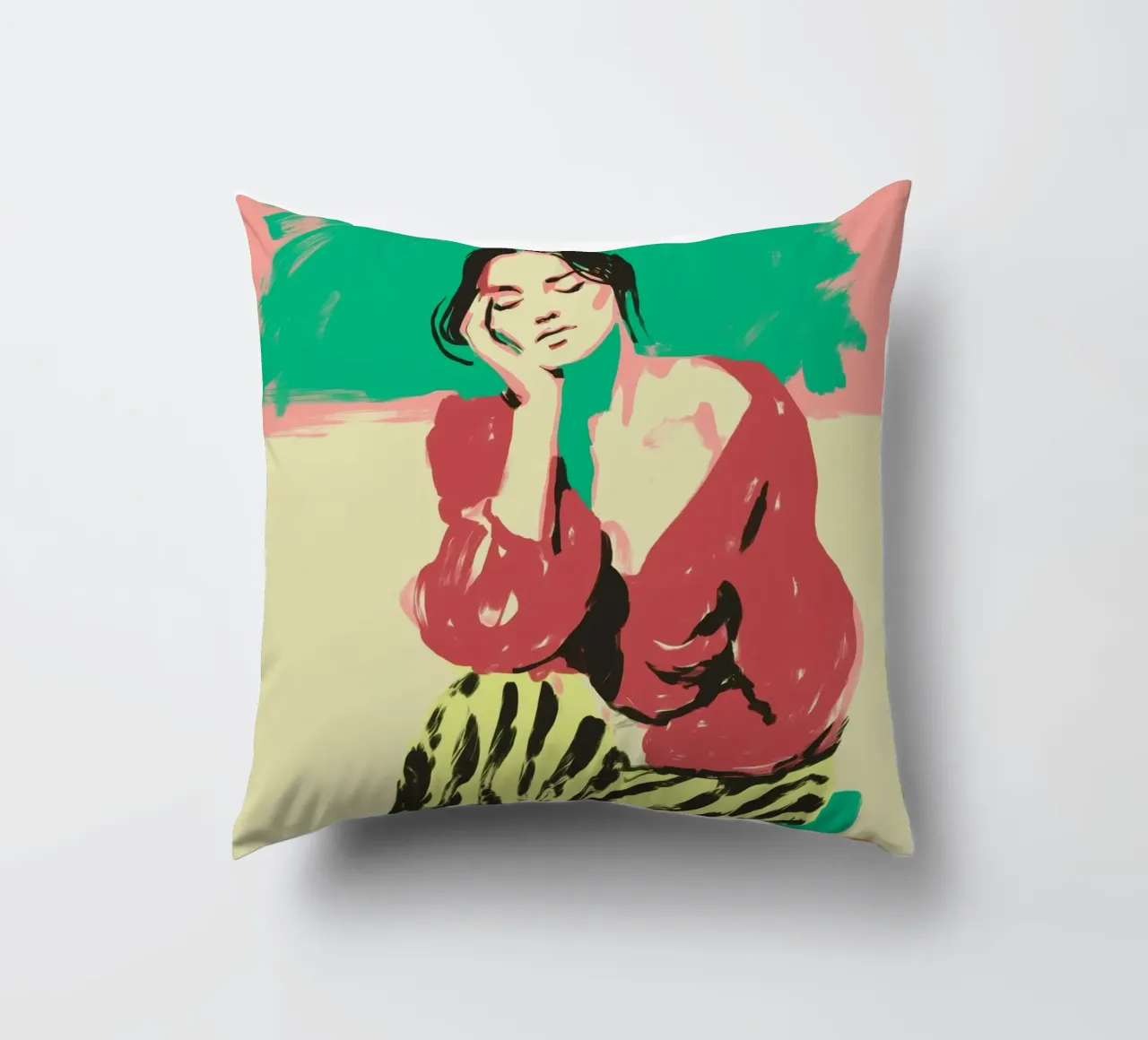 Striped Silence cuscino da Clara August
