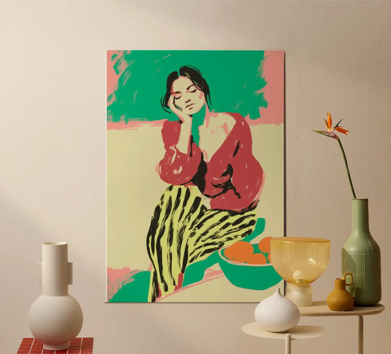 Striped Silence pannello forex da Clara August