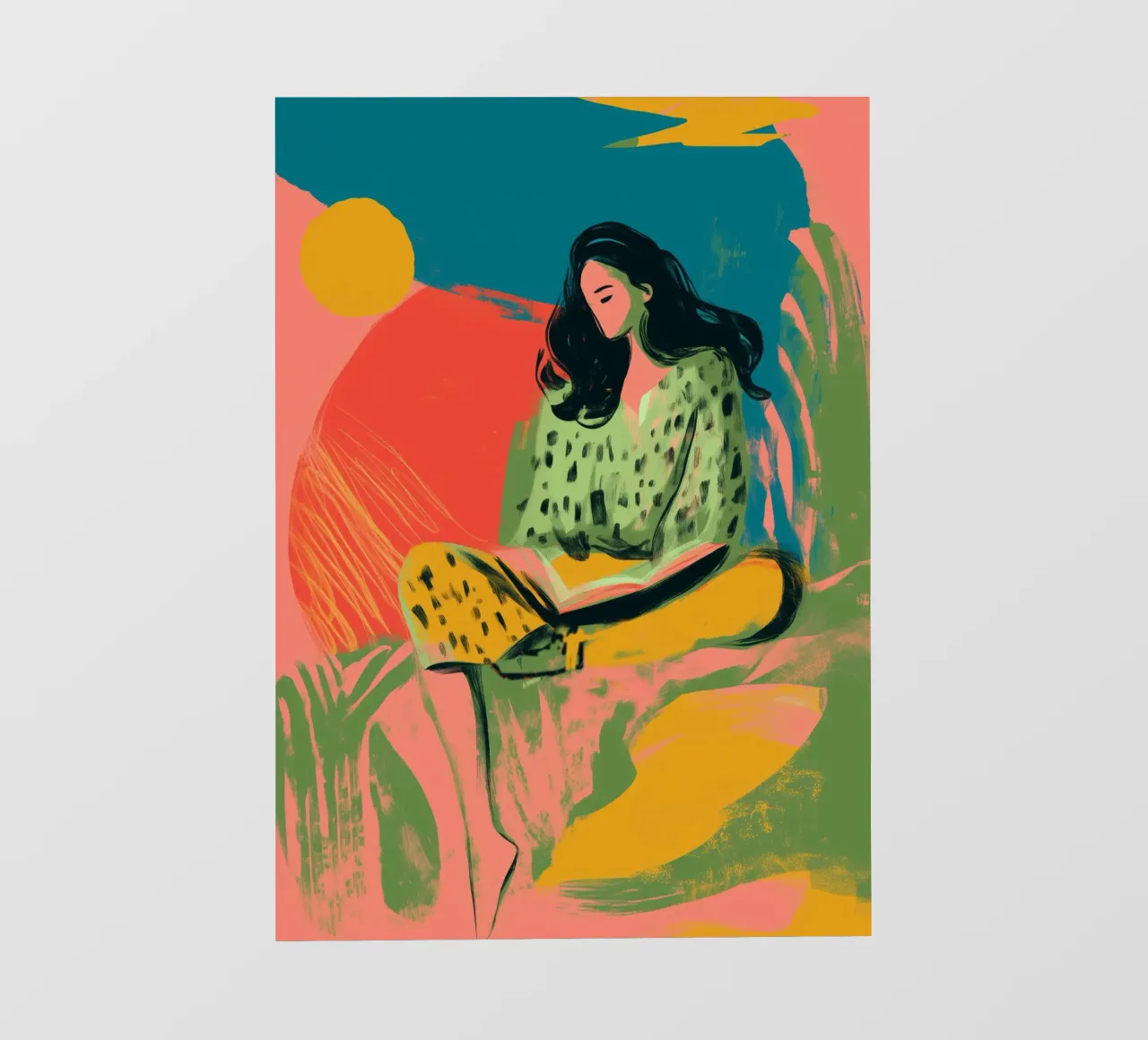 Tangerine Daydreams telo in pvc da Clara August