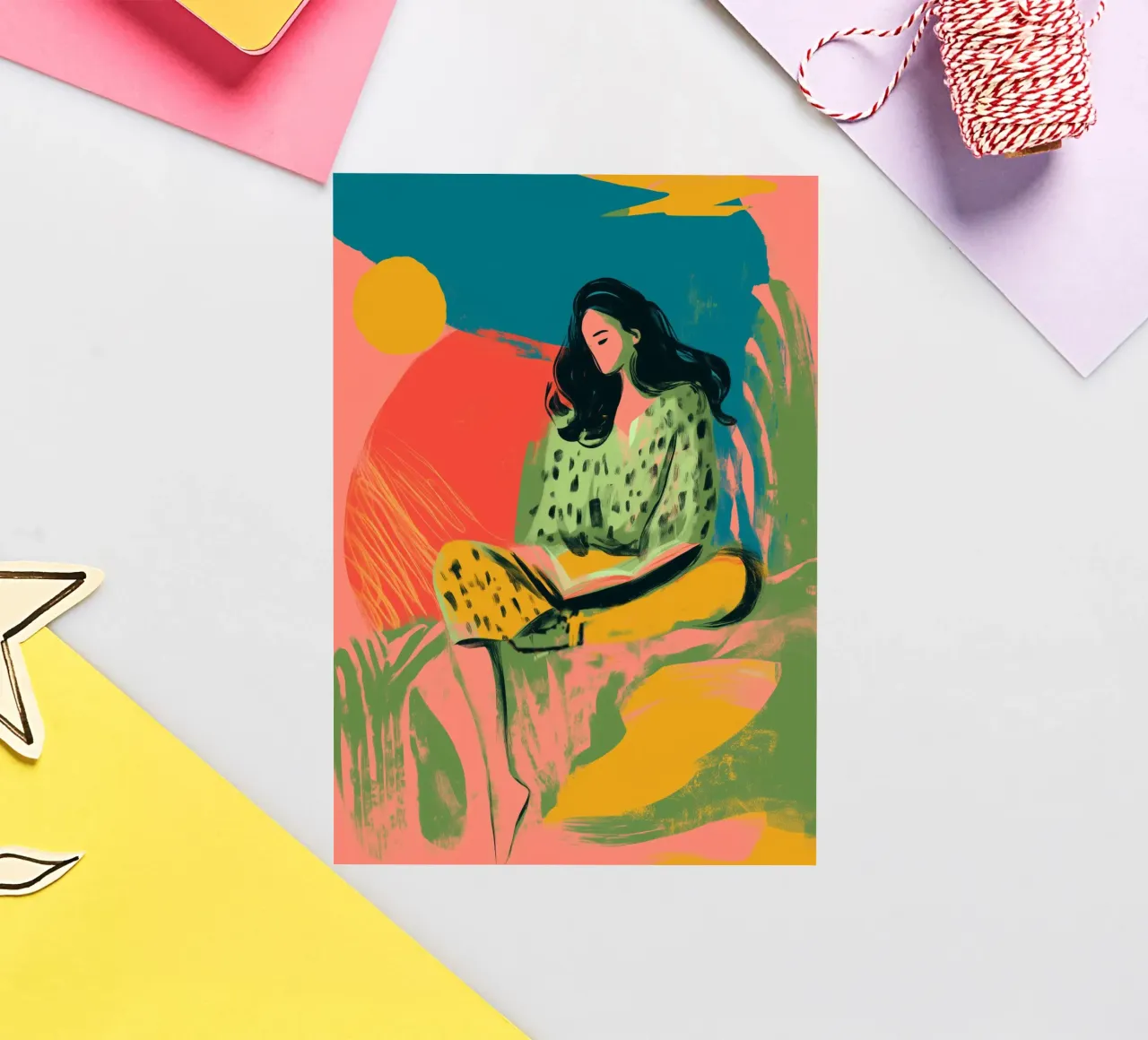 Tangerine Daydreams adesivo da Clara August