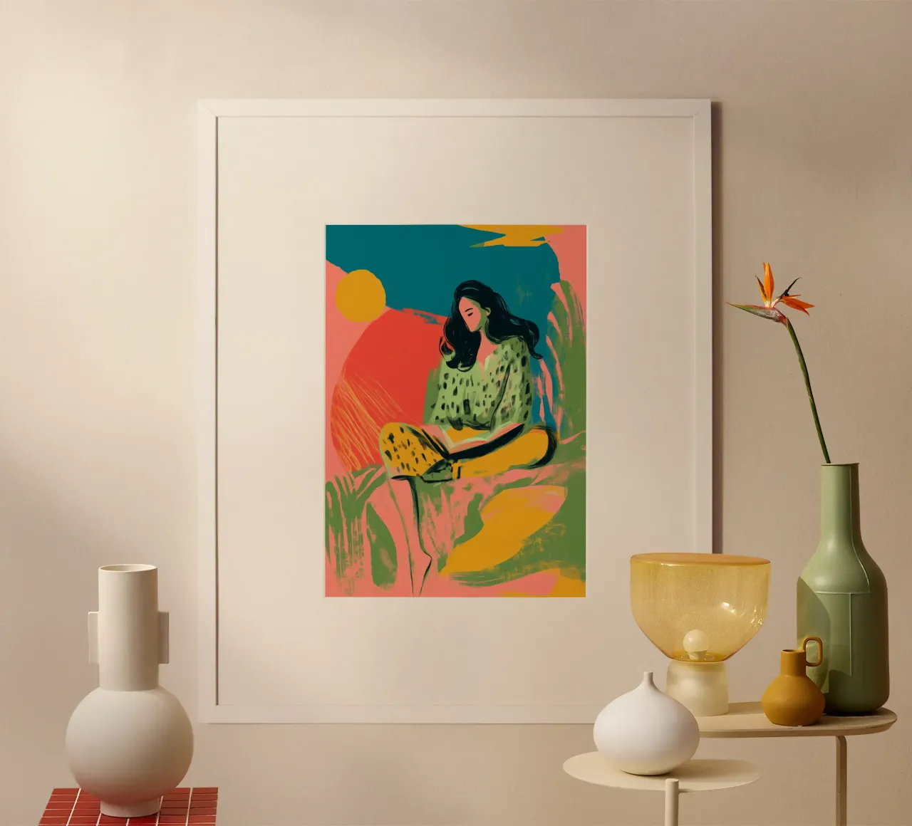 Tangerine Daydreams Hahnemühle von Clara August