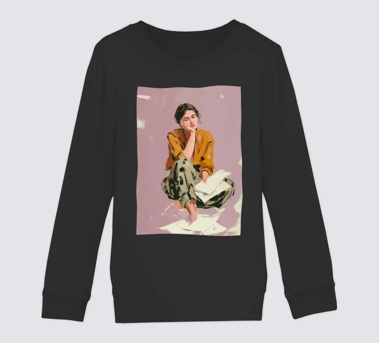 Thoughts Like Paper Planes felpa bambino da Clara August