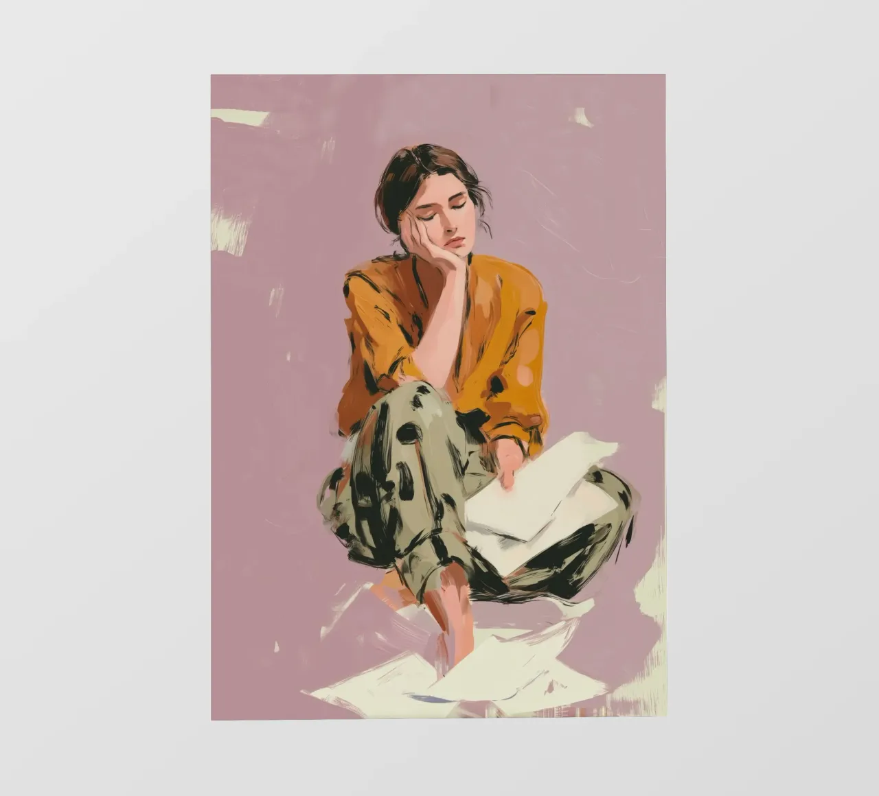 Thoughts Like Paper Planes pellicola backlit da Clara August