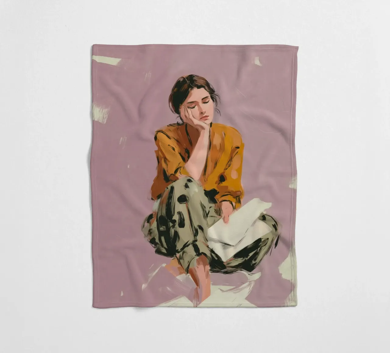 Thoughts Like Paper Planes coperta in pile da Clara August