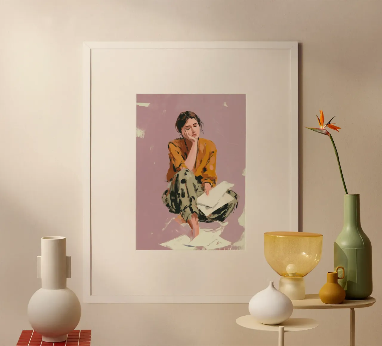 Thoughts Like Paper Planes carta hahnemühle da Clara August