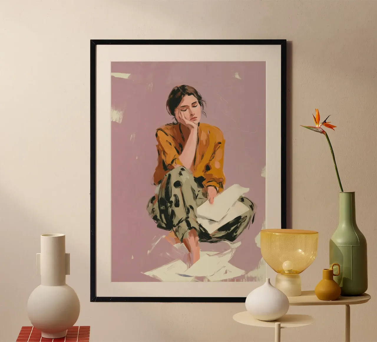 Thoughts Like Paper Planes carta hahnemühle da Clara August