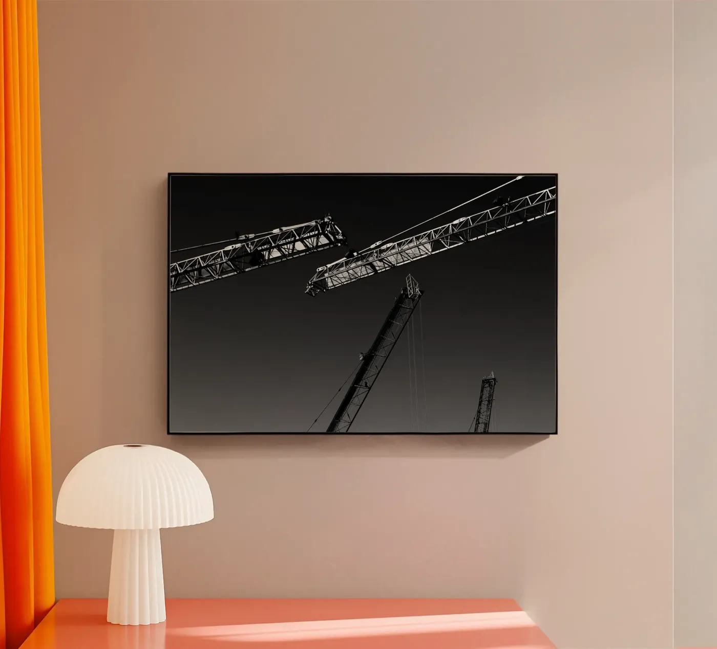 Cranes acryl van Tal Paz-Fridman