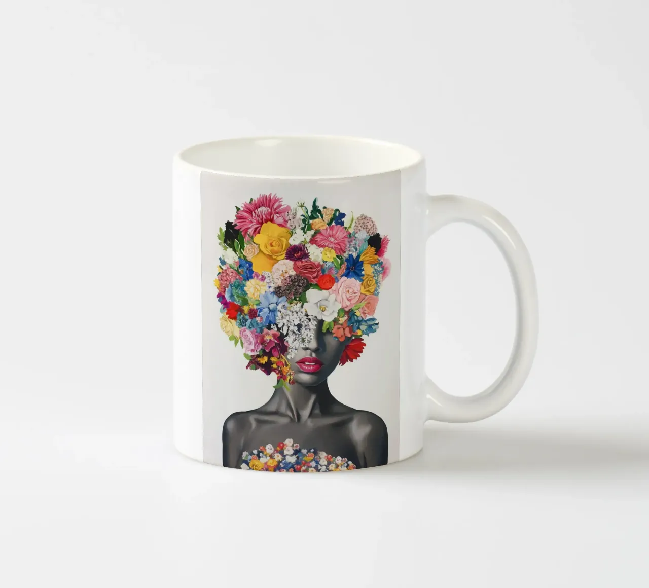 Féminité florale mug en céramique de Carinaprint