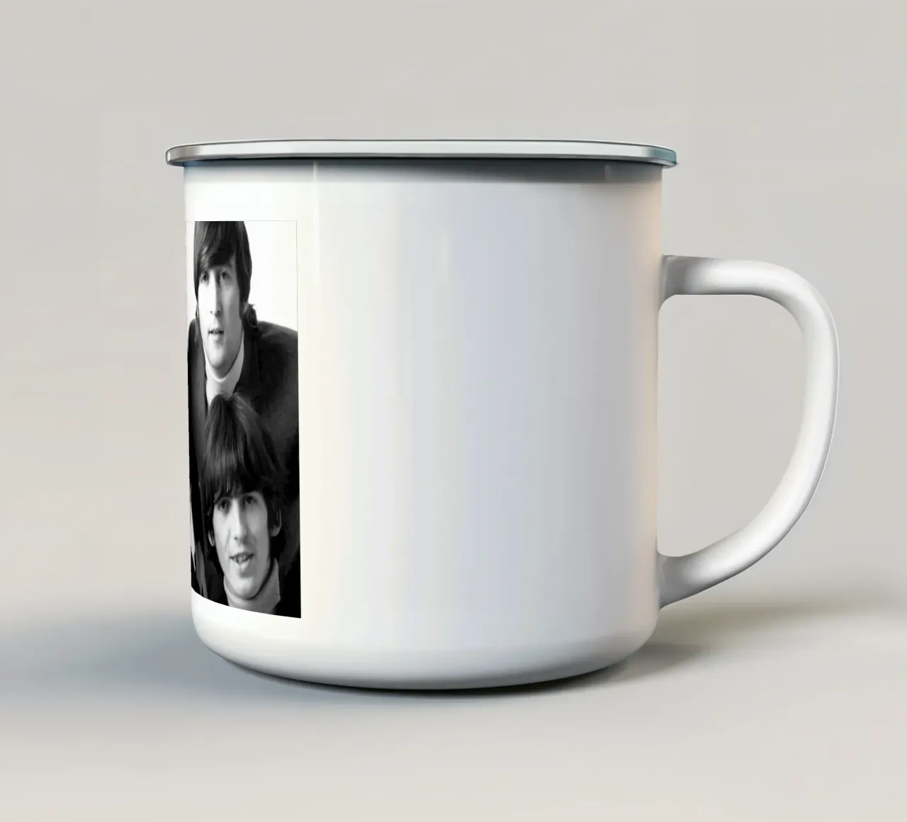 I Beatles tazza in smalto da BarbarArt