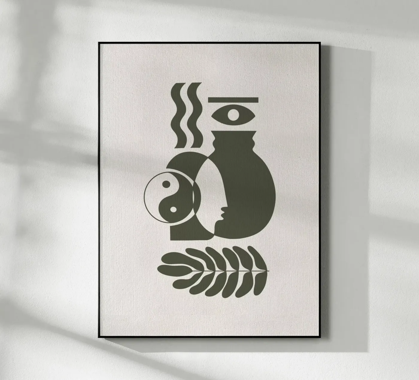 THE SEER 3 acryl van Shatha Al Dafai