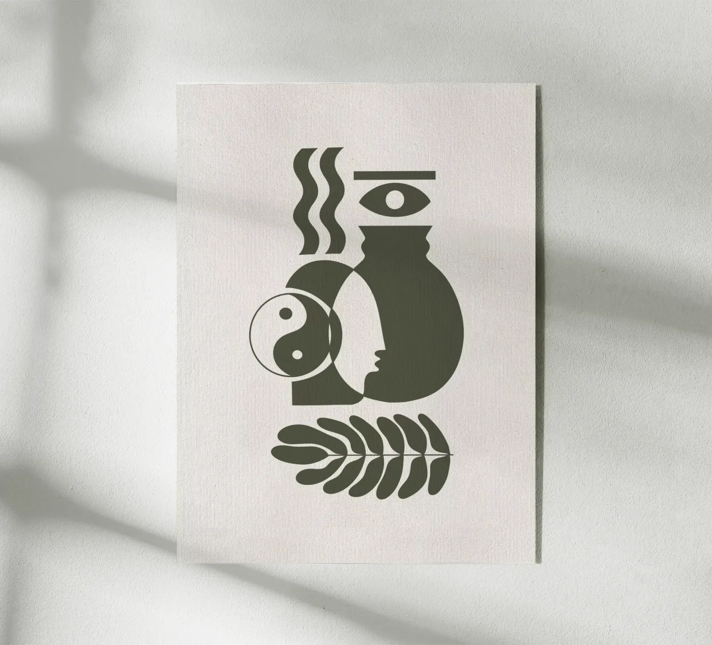 THE SEER 3 acryl van Shatha Al Dafai