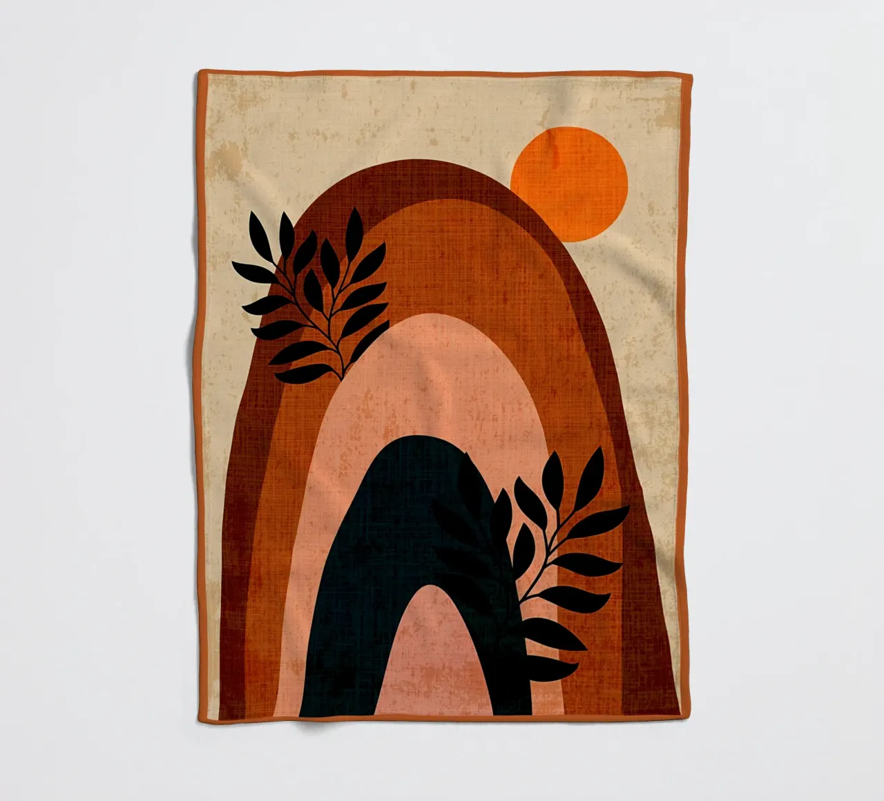 Arcobaleno scandinavo Boho coperta in pile da Mingyue Studio