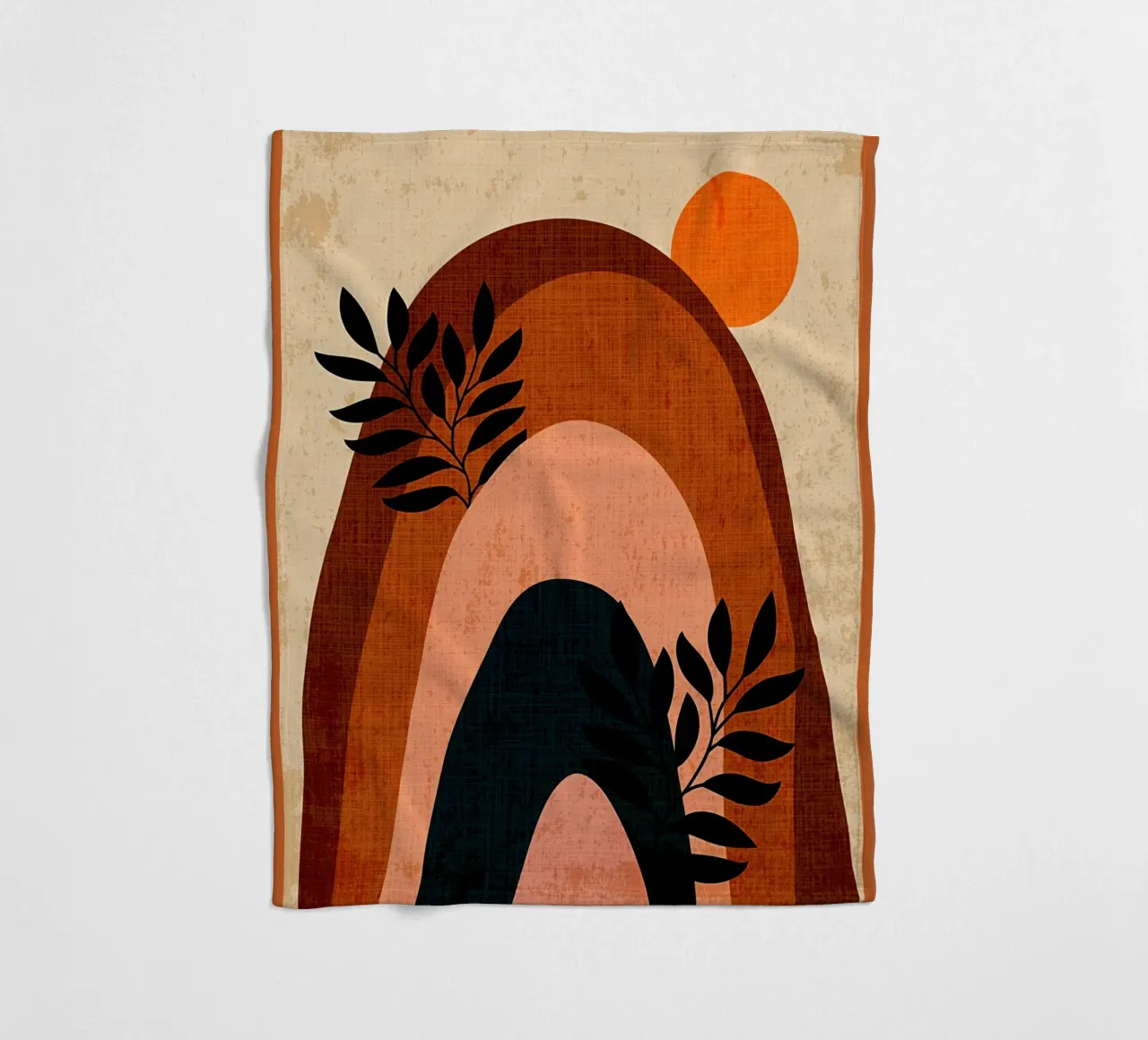 Arcobaleno scandinavo Boho coperta in pile da Mingyue Studio
