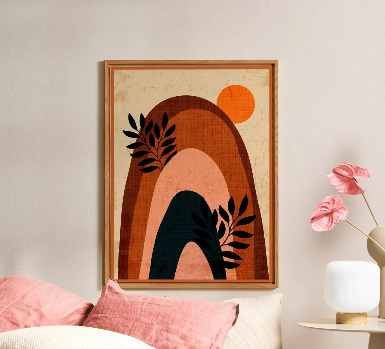 Arcobaleno scandinavo Boho alluminio dibond da Mingyue Studio