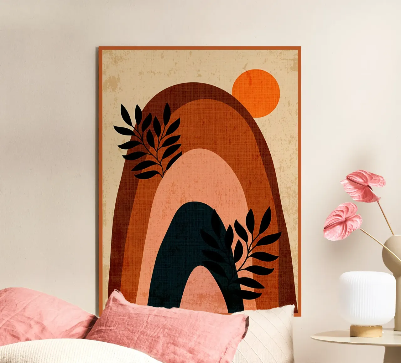 Arcobaleno scandinavo Boho alluminio dibond da Mingyue Studio