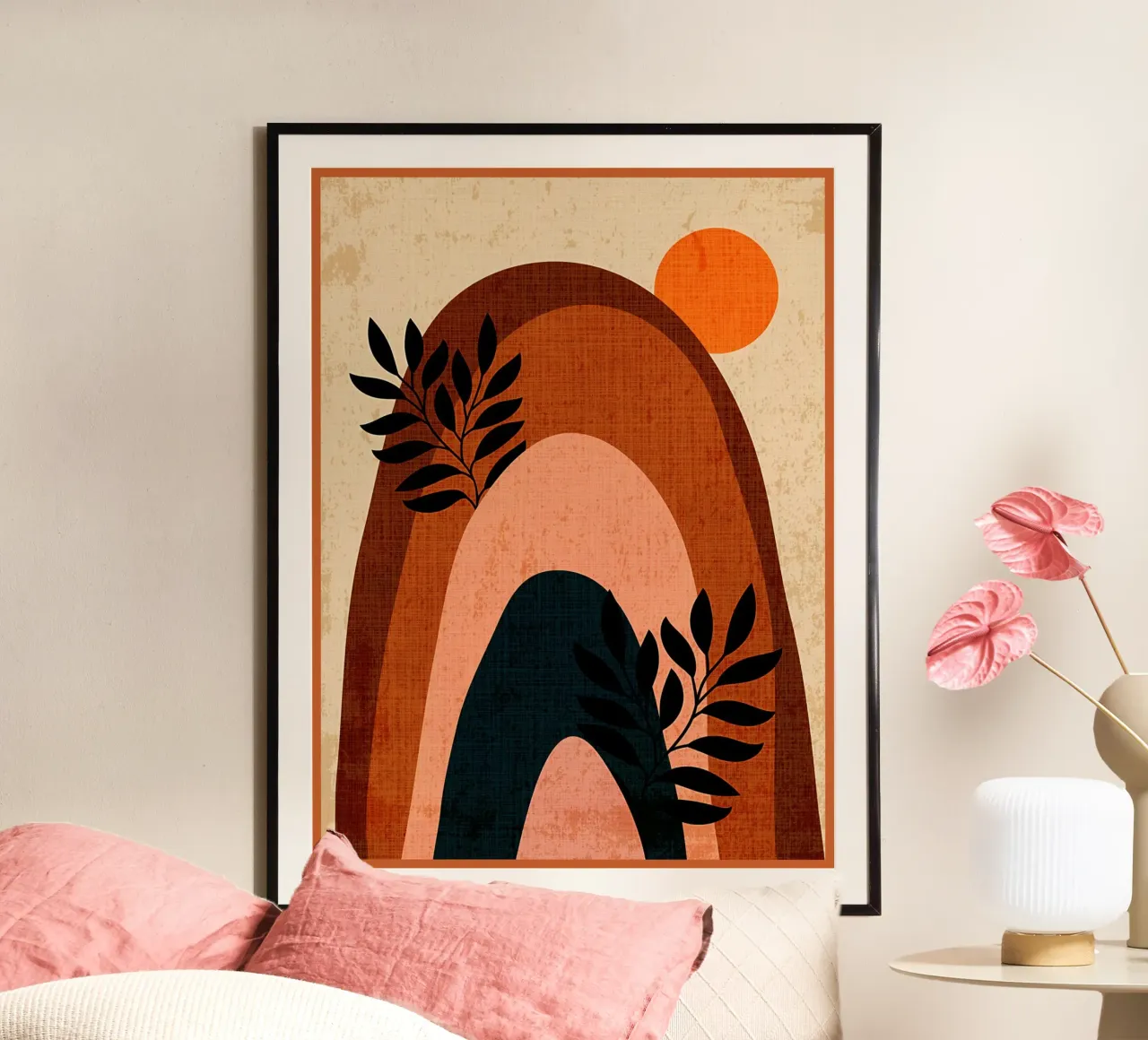 Arcobaleno scandinavo Boho carta hahnemühle da Mingyue Studio