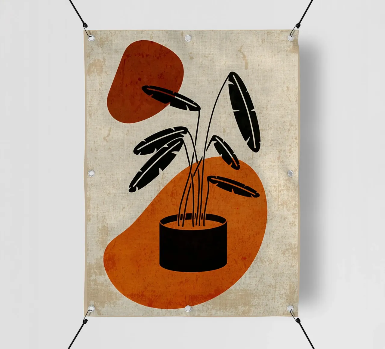 Pianta in vaso telo in pvc da Mingyue Studio