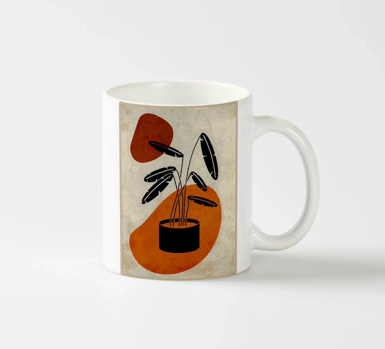 Pianta in vaso tazza in ceramica da Mingyue Studio