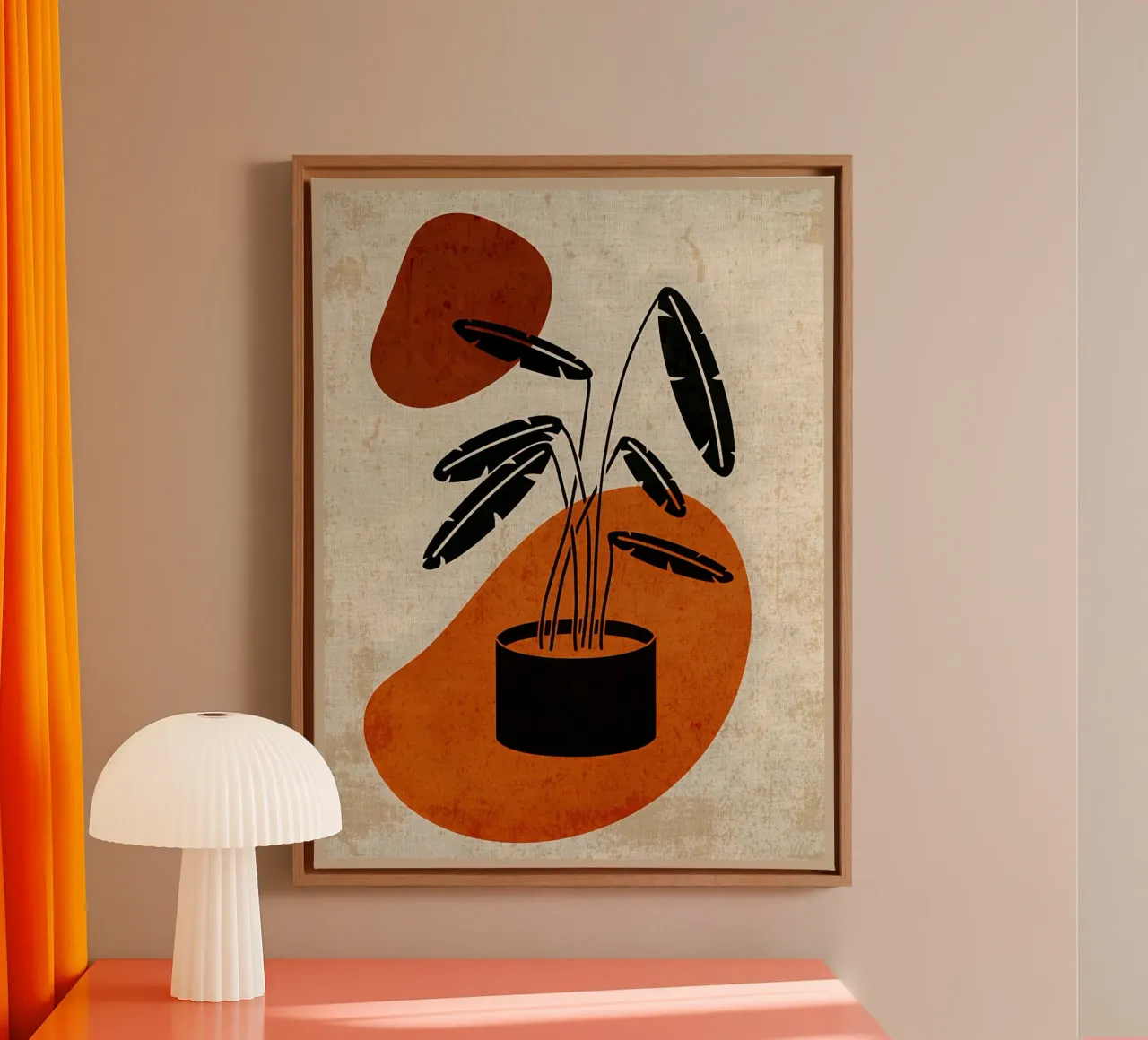 Pianta in vaso tela da Mingyue Studio