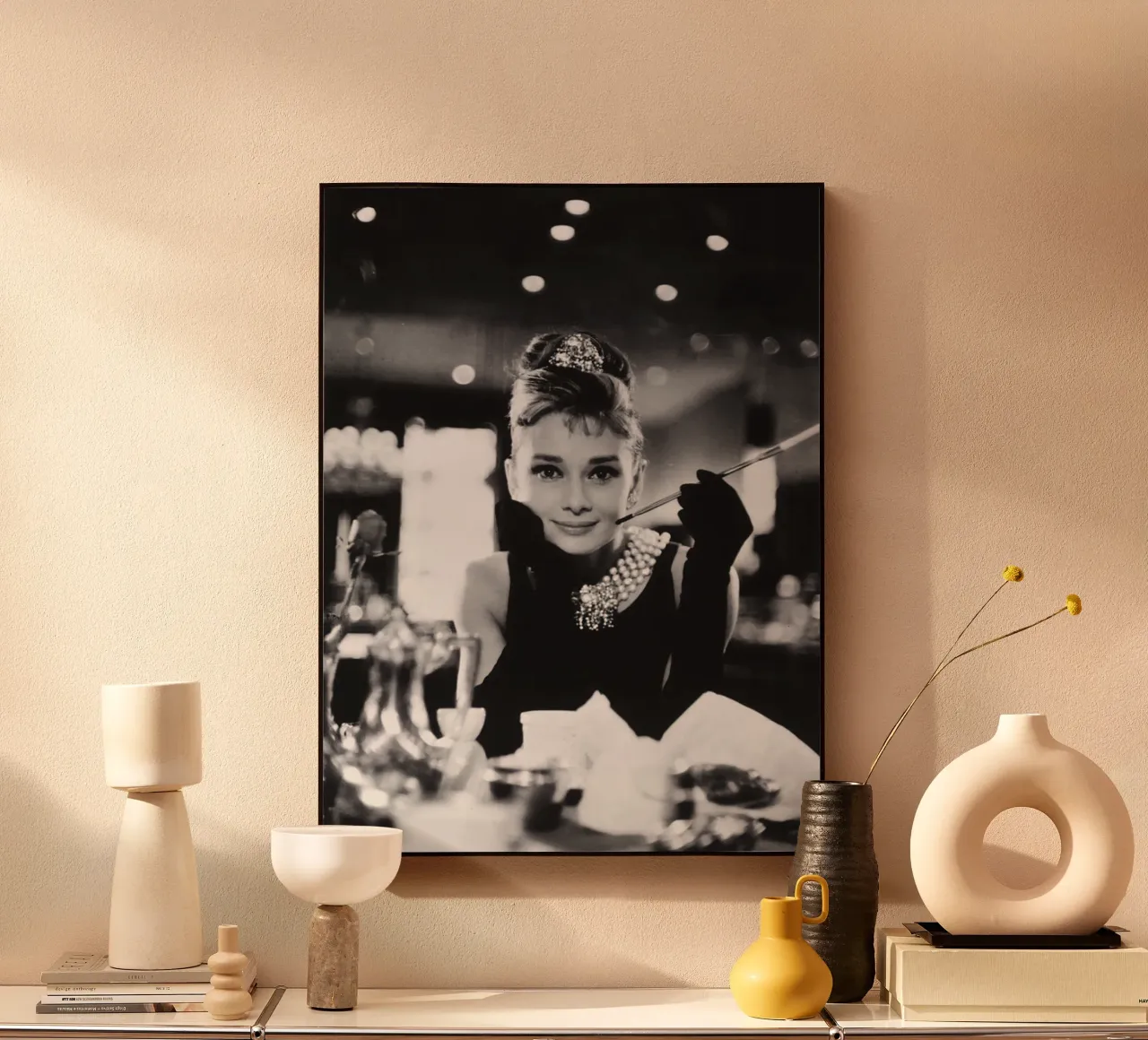 AUDREY HEPBURN in BREAKFAST AT TIFFANY'S plexiglass da BarbarArt