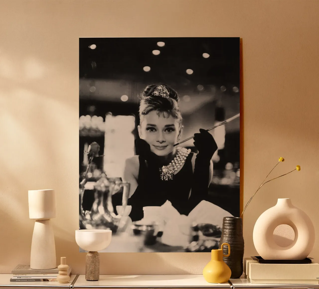 AUDREY HEPBURN in BREAKFAST AT TIFFANY'S plexiglass da BarbarArt