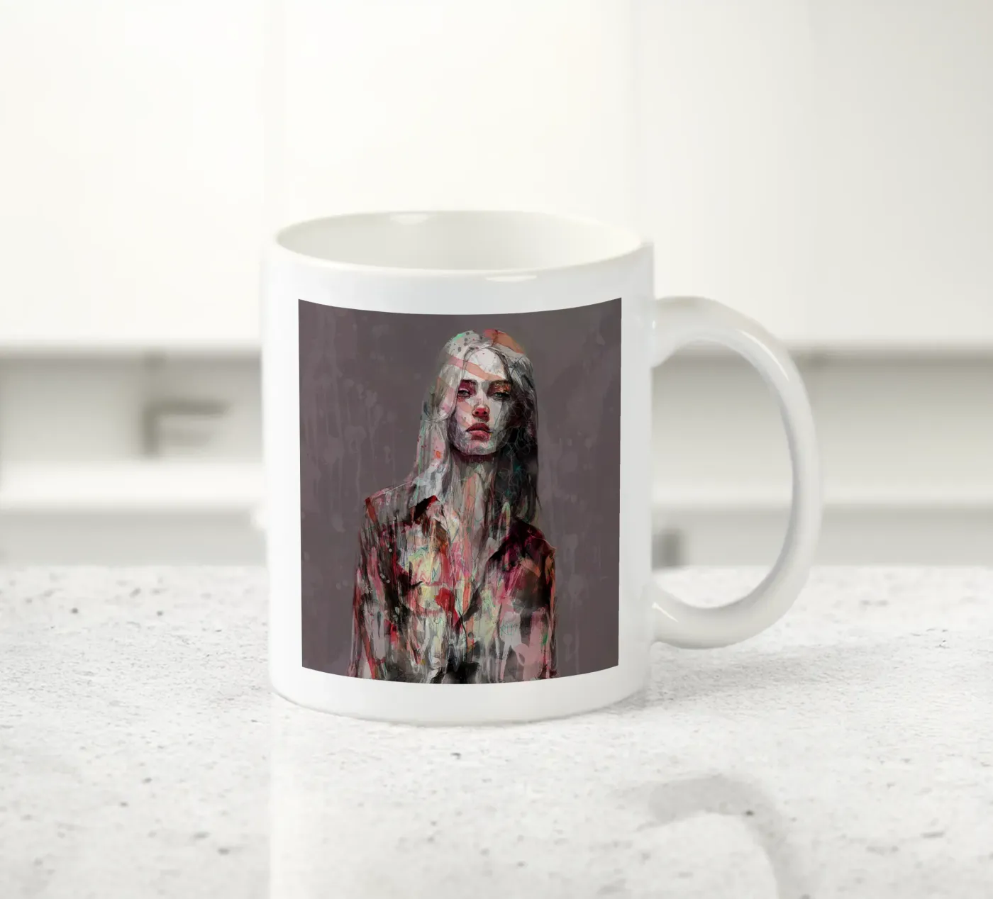 rain ceramic mug by Giulio Iurissevich