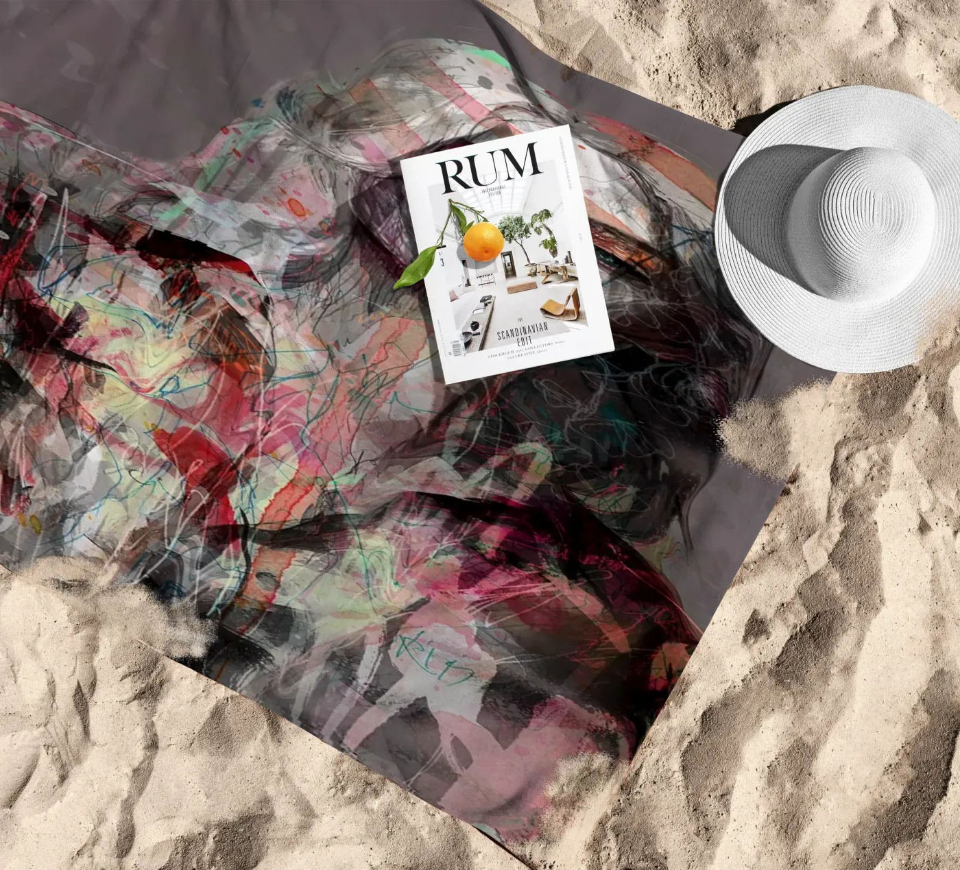 pioggia telo mare da Giulio Iurissevich