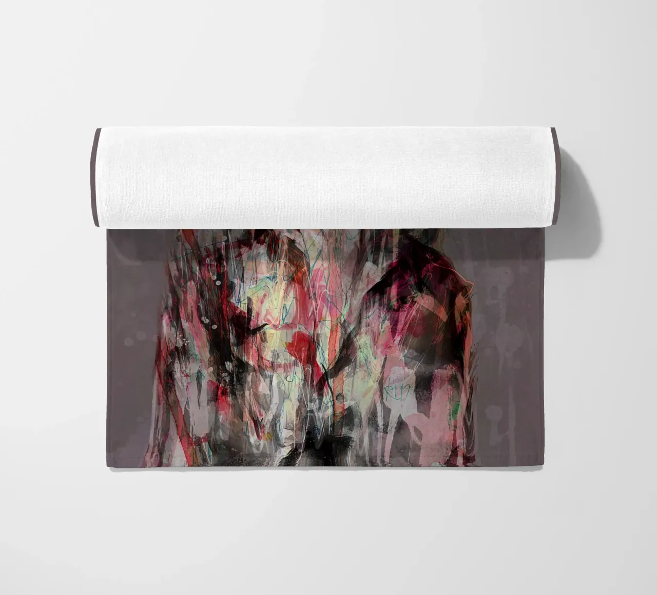rain beach towel by Giulio Iurissevich