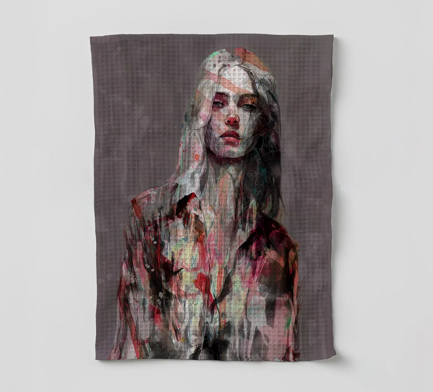rain tea towel by Giulio Iurissevich