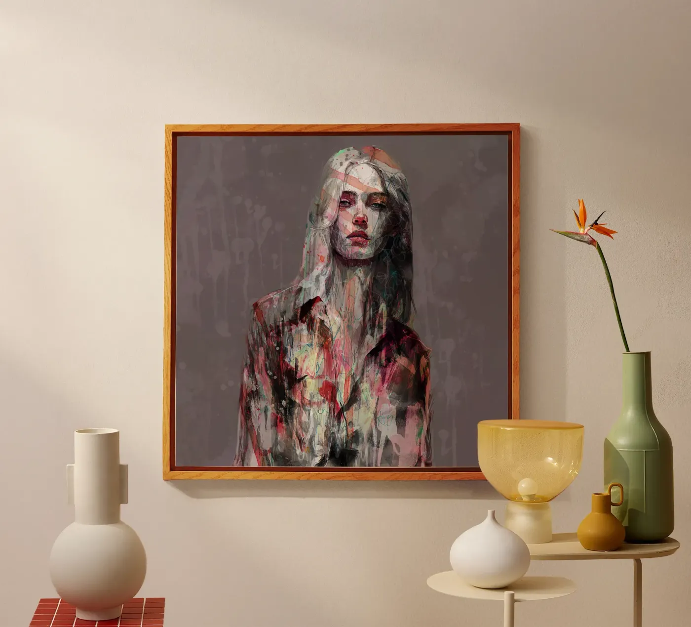 rain acryl van Giulio Iurissevich