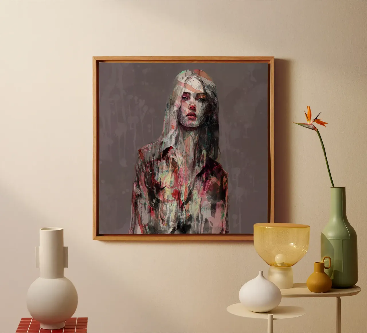 rain canvas by Giulio Iurissevich