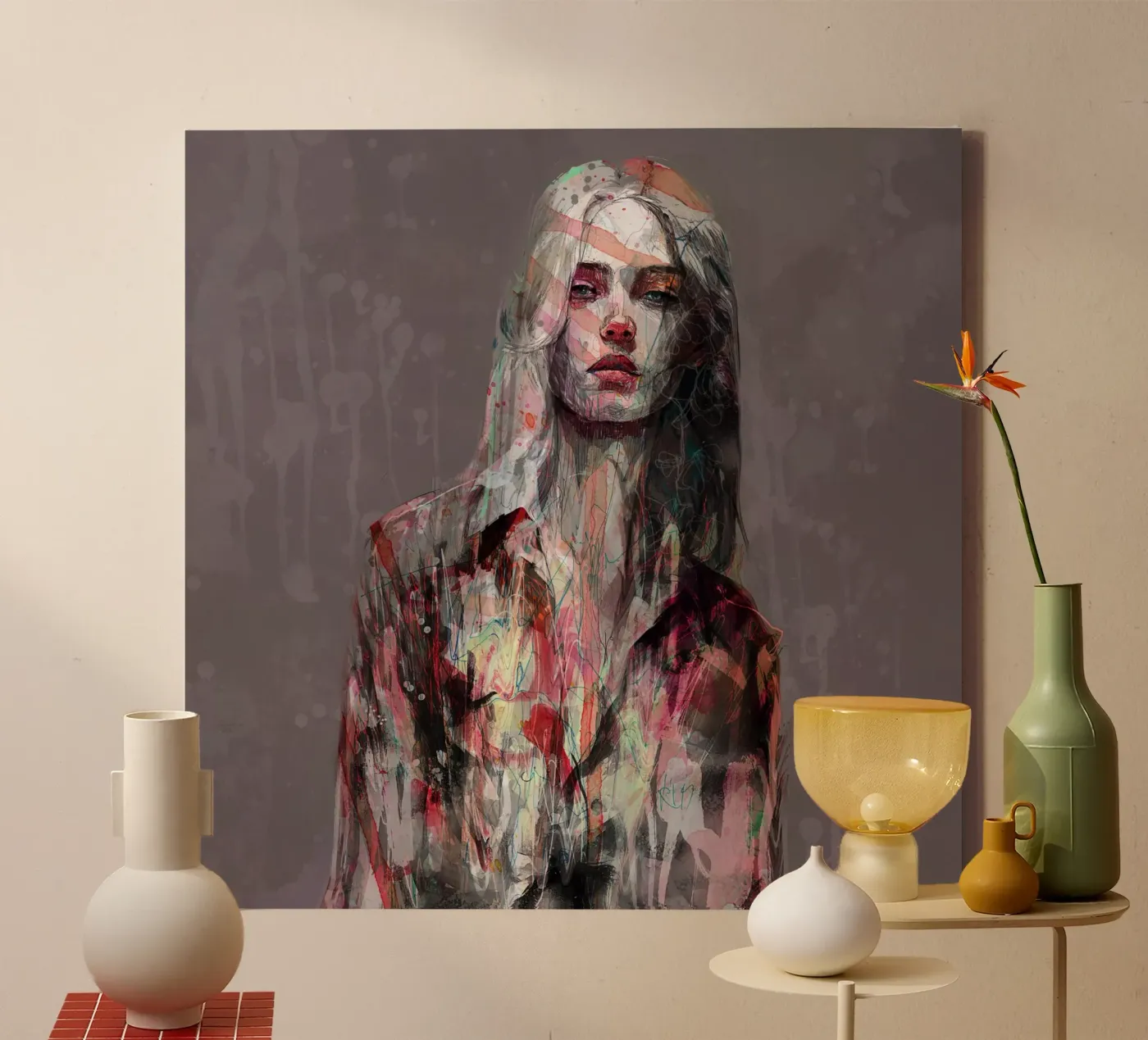 regen canvas van Giulio Iurissevich