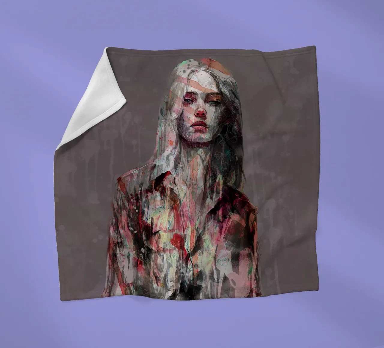 regen fleecedeken van Giulio Iurissevich