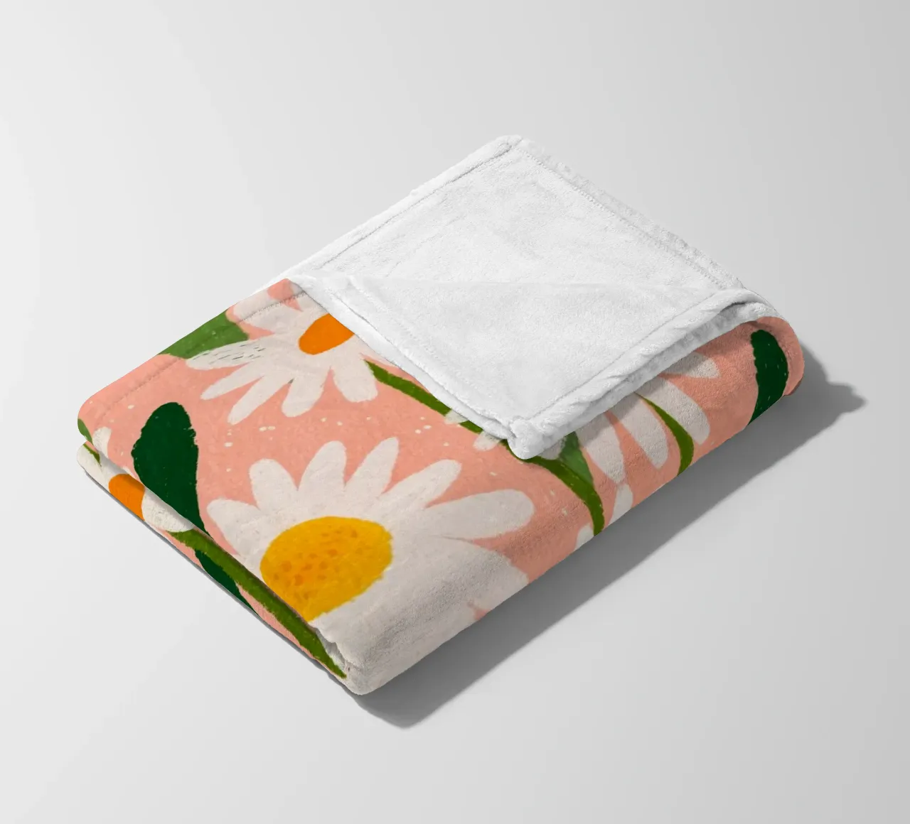 Sommerspaß mit Margeriten Fleecedecke von Carinaprint