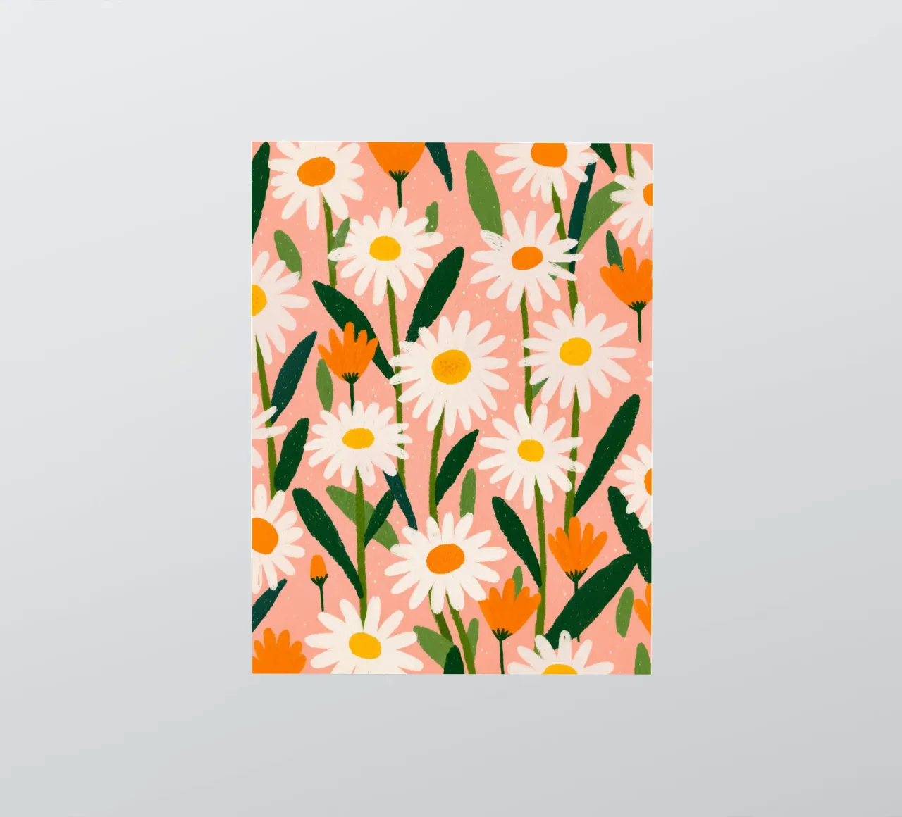 Sommerspaß mit Margeriten Sticker von Carinaprint