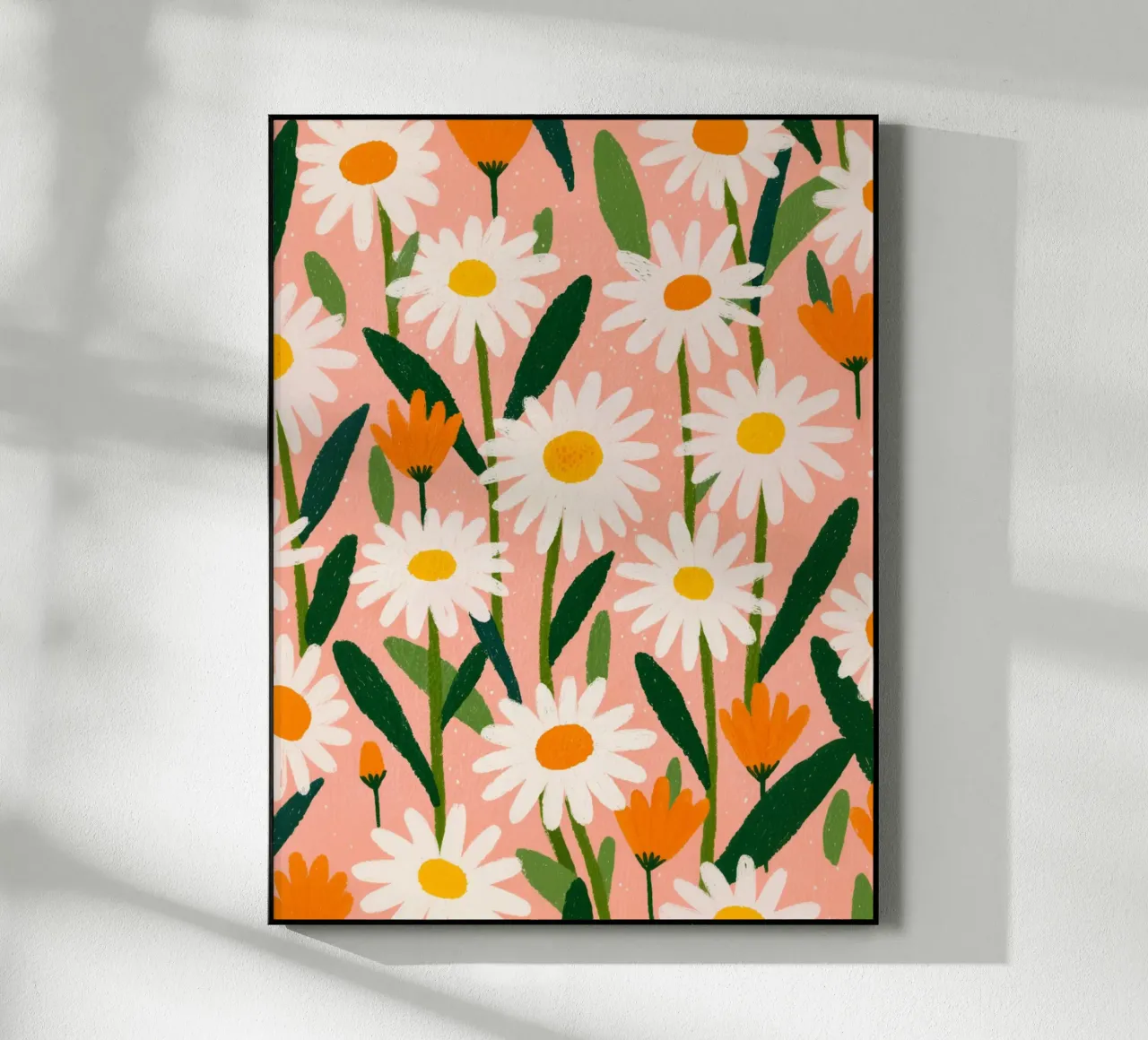 Sommerspaß mit Margeriten Acryl-Glas von Carinaprint