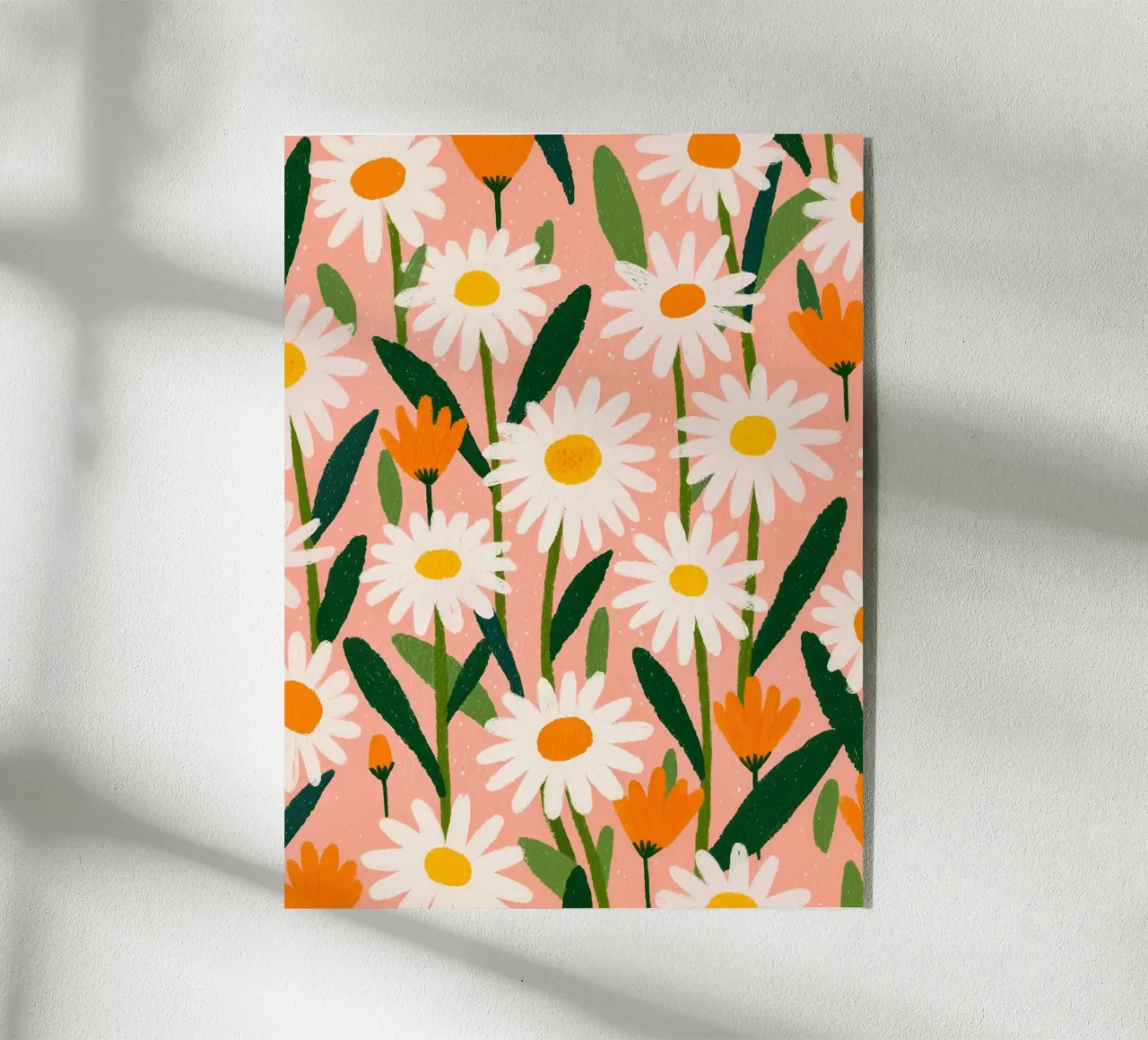 Sommerspaß mit Margeriten Acryl-Glas von Carinaprint
