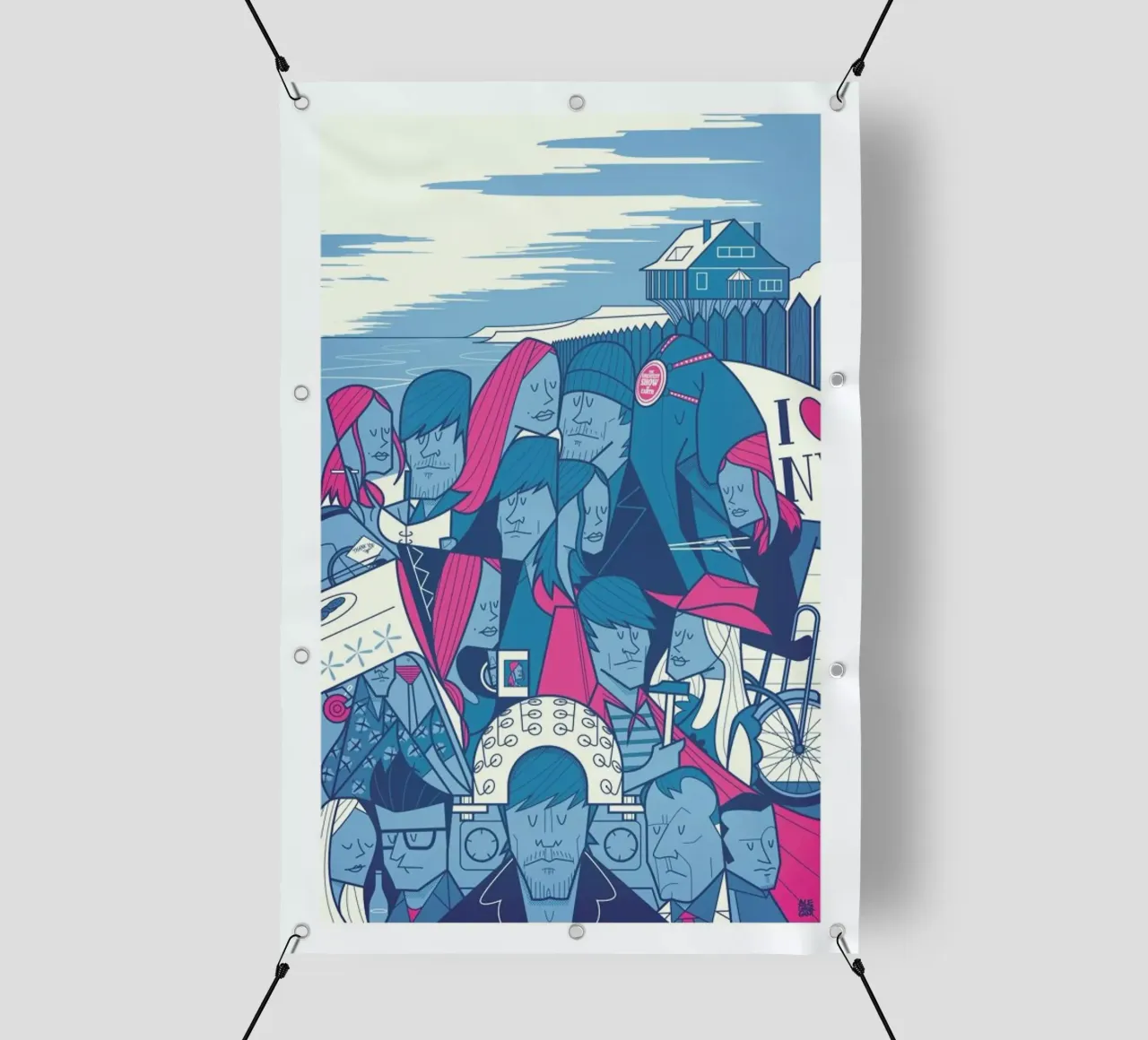 LACUNA telo in pvc da Ale Giorgini