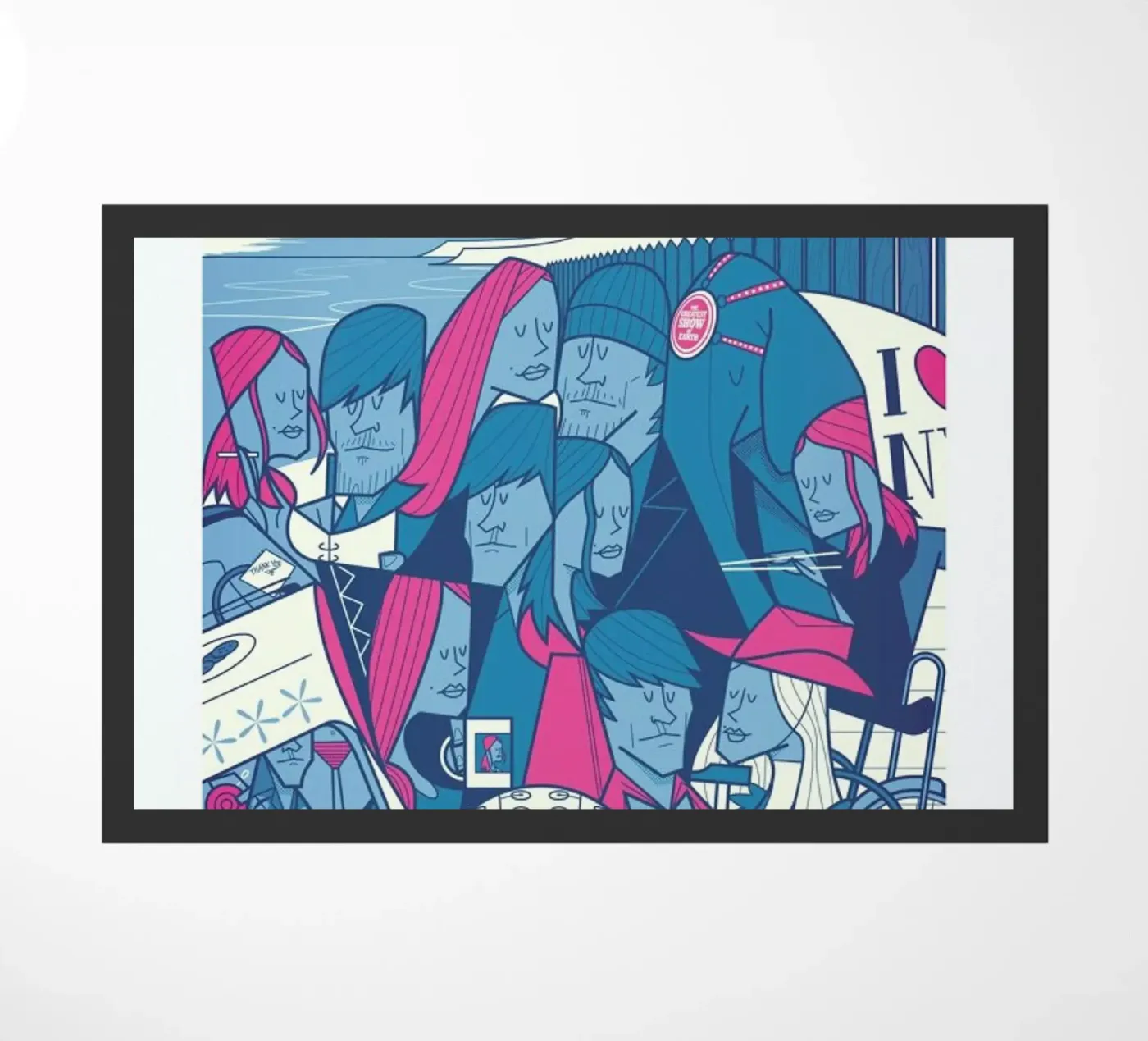 LACUNA doormat by Ale Giorgini