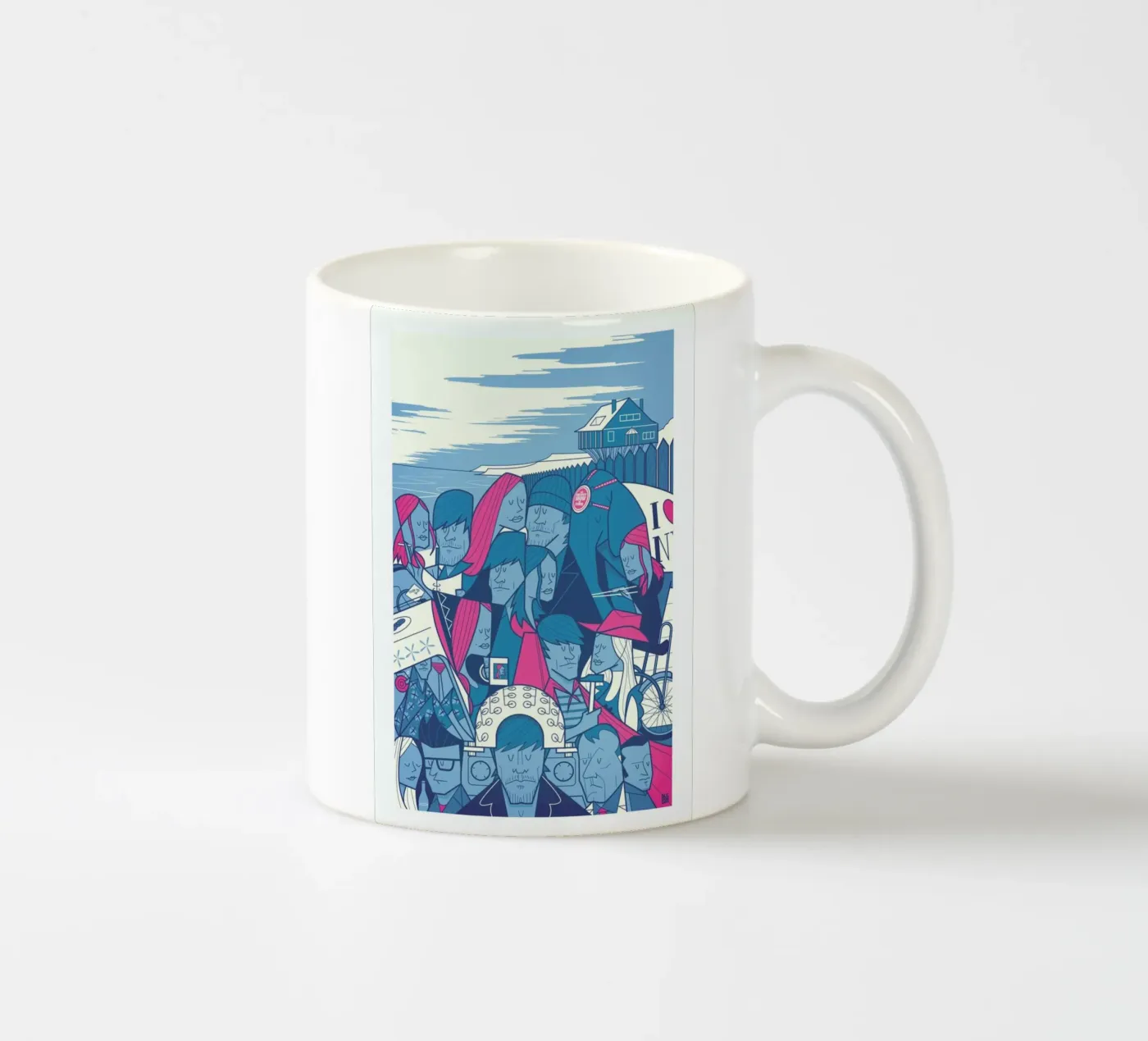 LACUNA ceramic mug by Ale Giorgini
