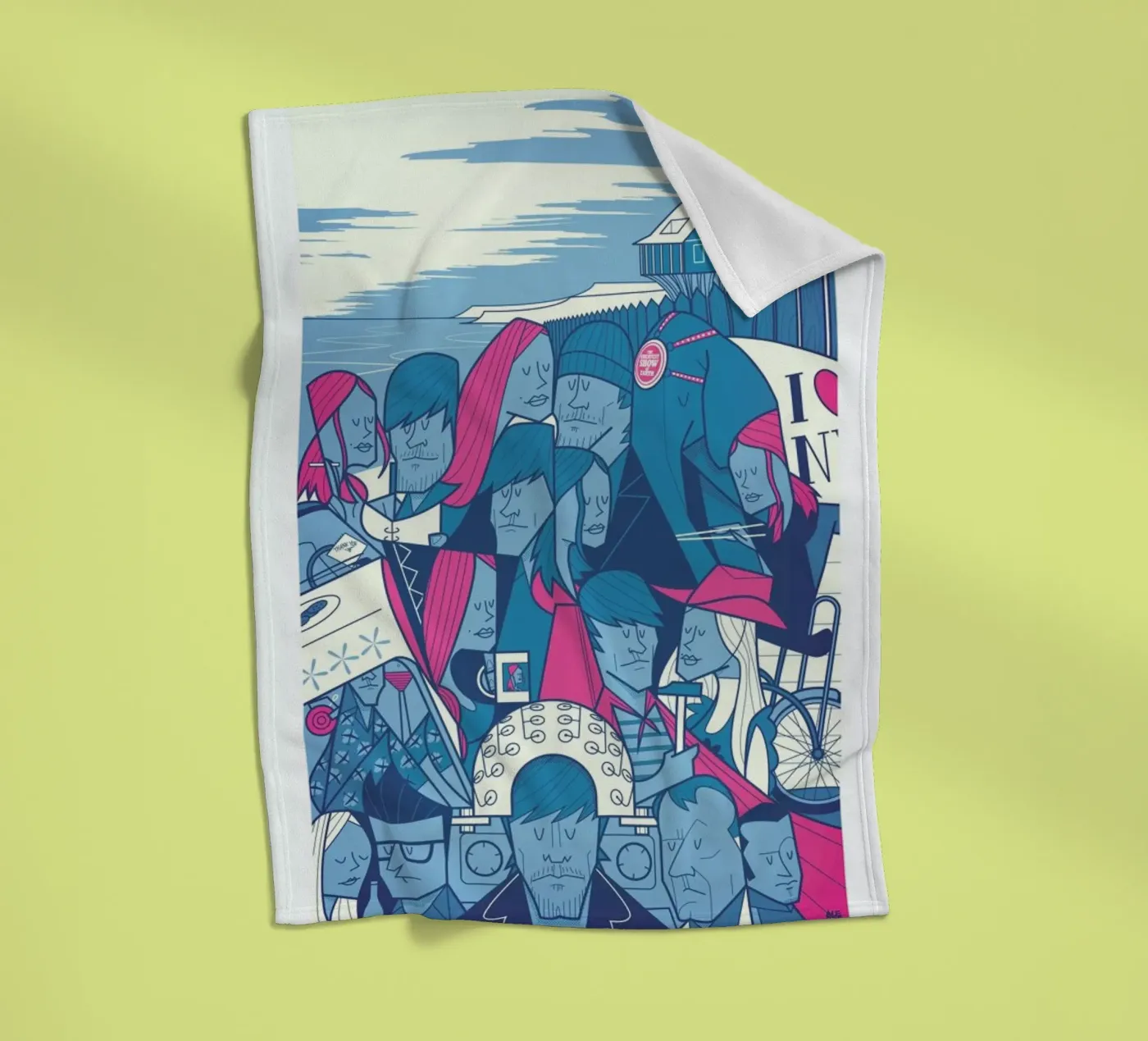 LACUNA fleecedeken van Ale Giorgini