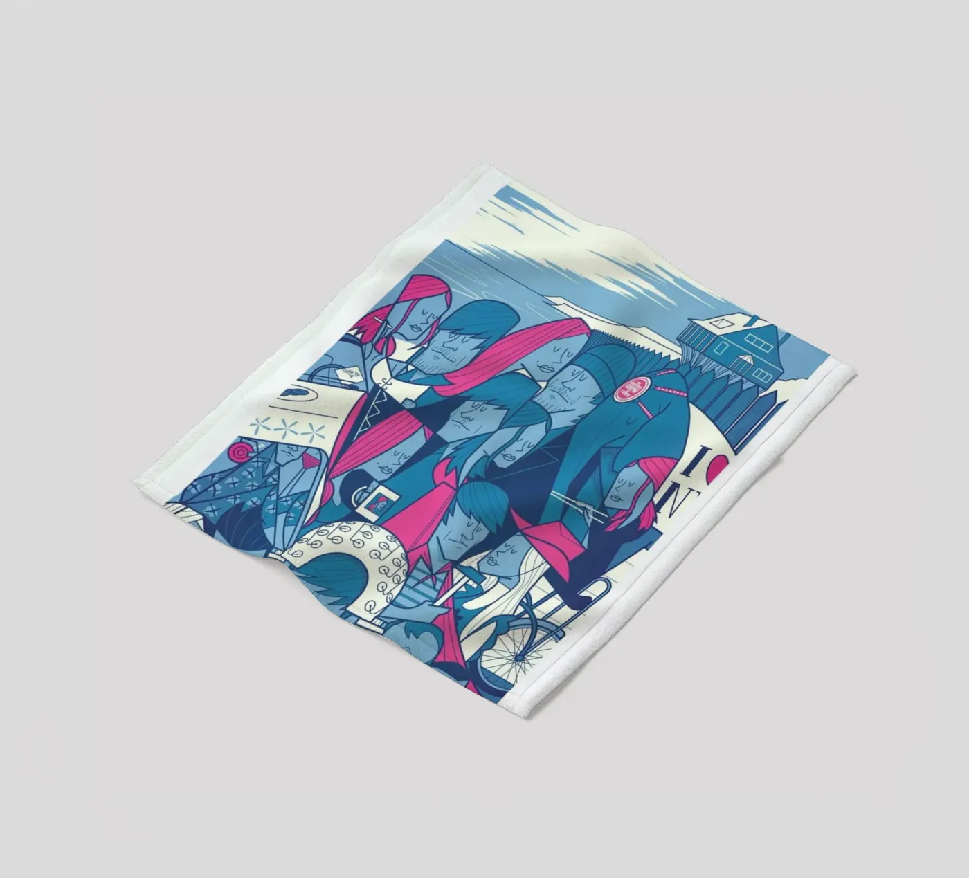 LACUNA fleecedeken van Ale Giorgini