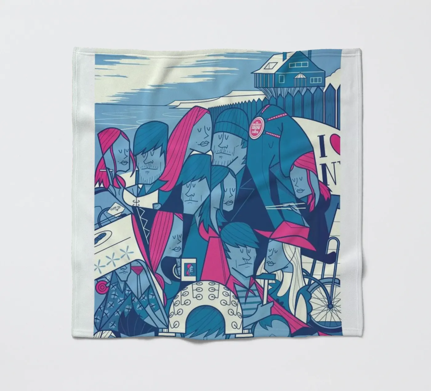 LACUNA fleecedeken van Ale Giorgini