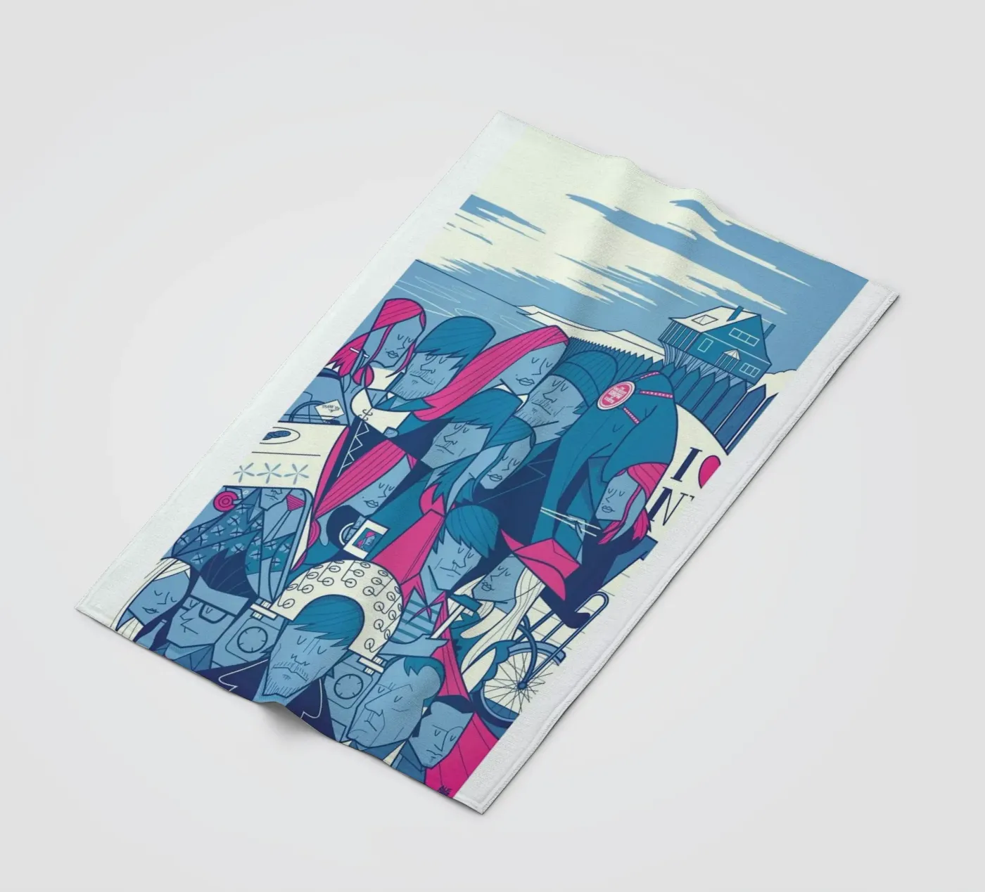 LACUNA fleecedeken van Ale Giorgini