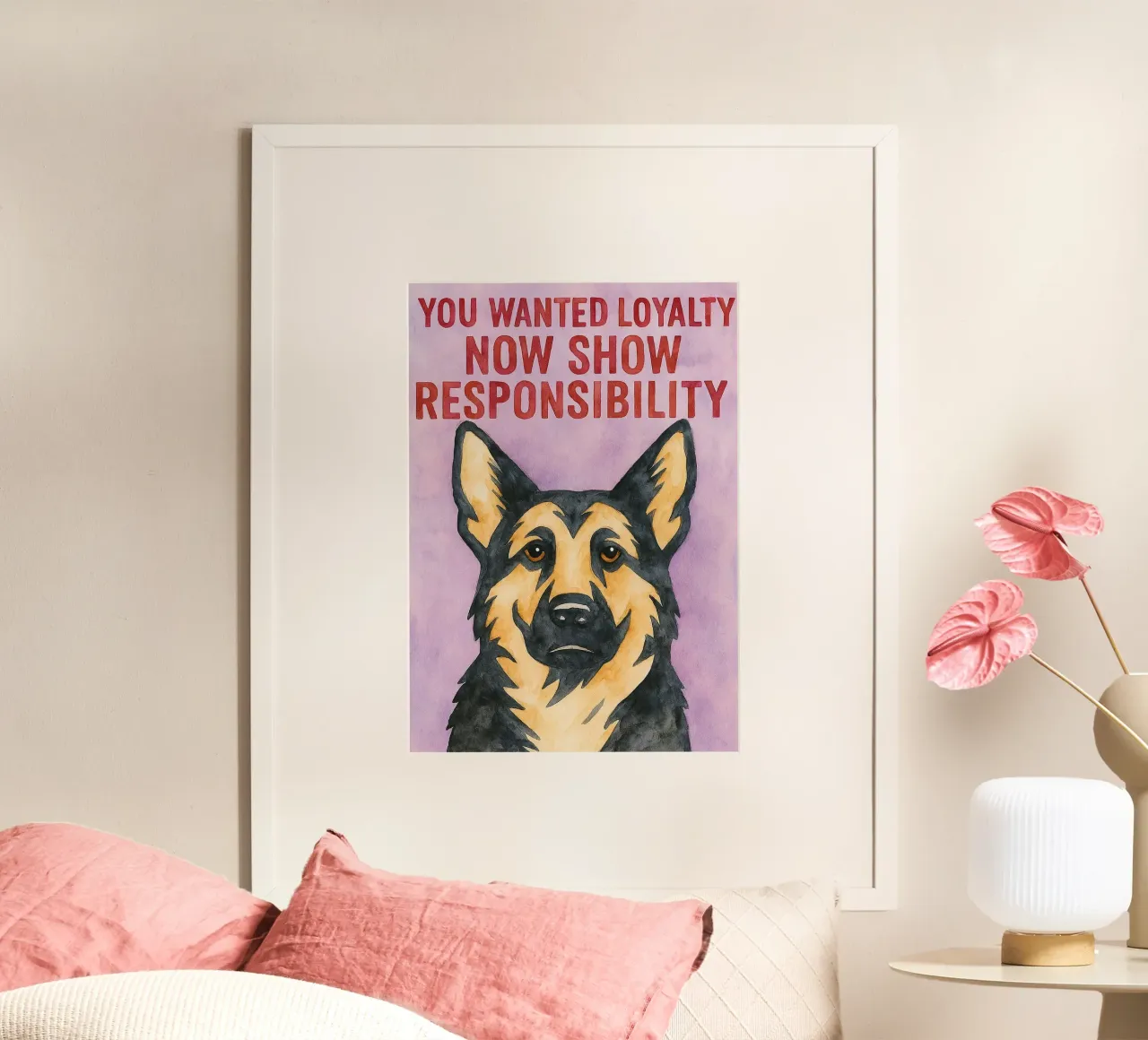 now show resposibility dog art drawing hahnemühle by pasadenan