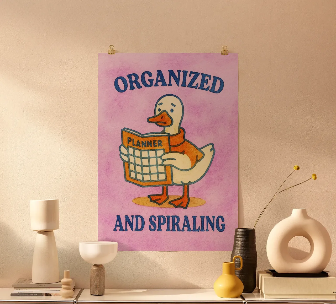 organized and spiraling duck art drawing hahnemühle by pasadenan
