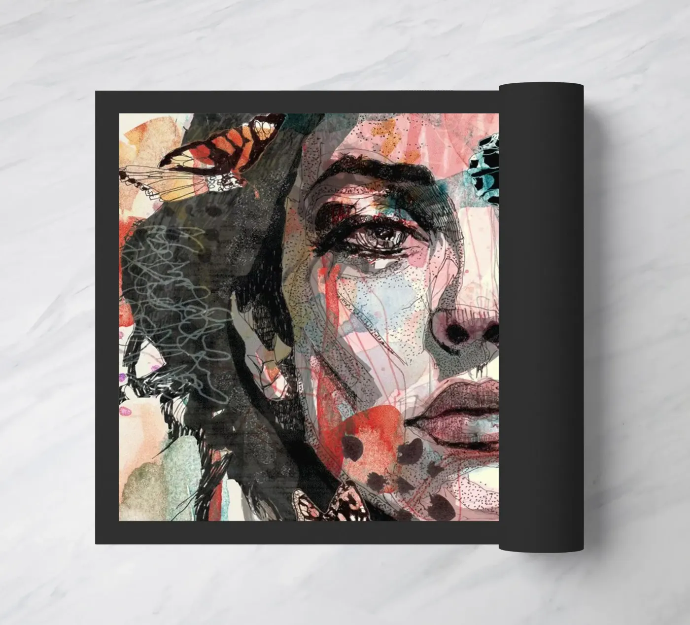 butterfly doormat by Giulio Iurissevich