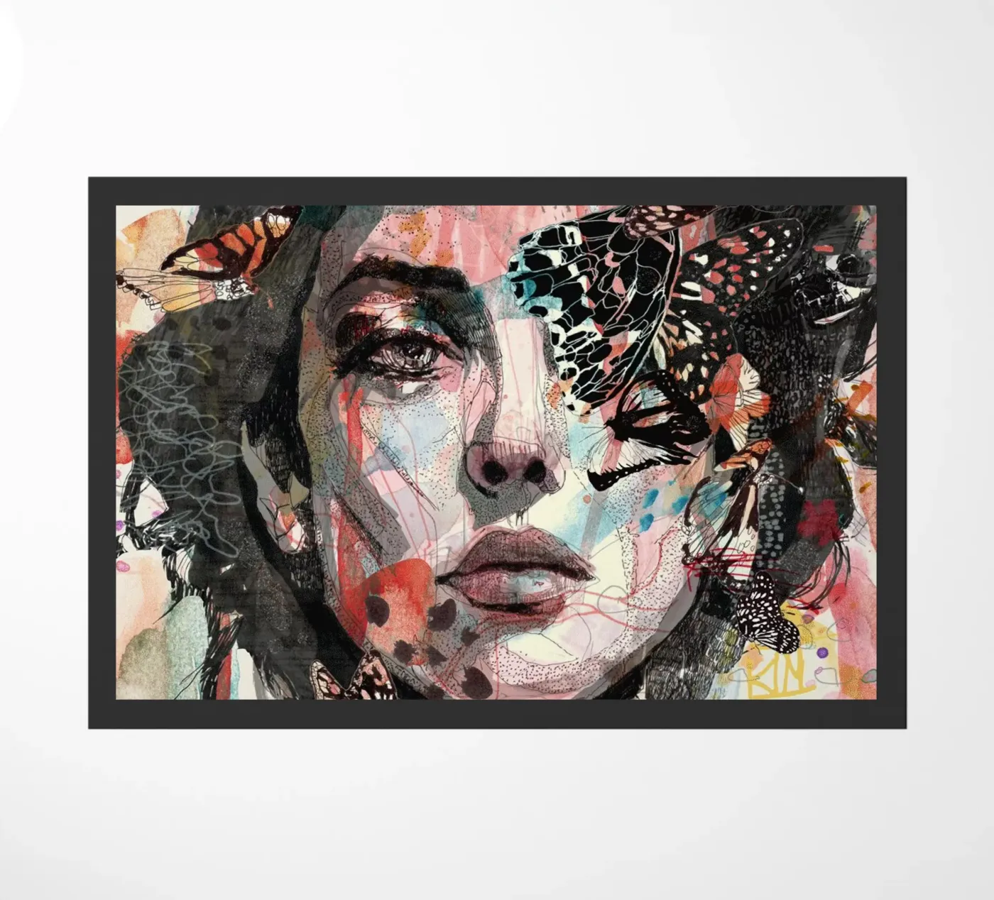 butterfly doormat by Giulio Iurissevich